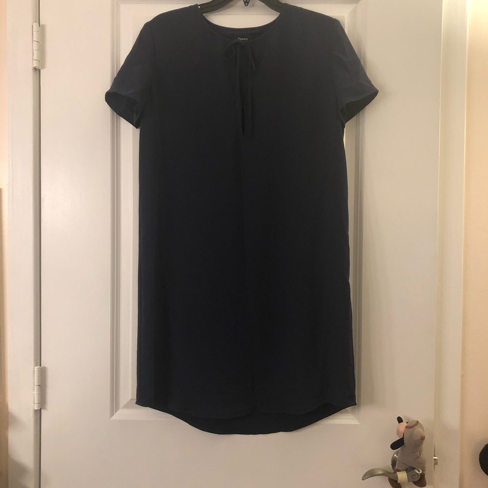 Navy blue Theory summer easy dress